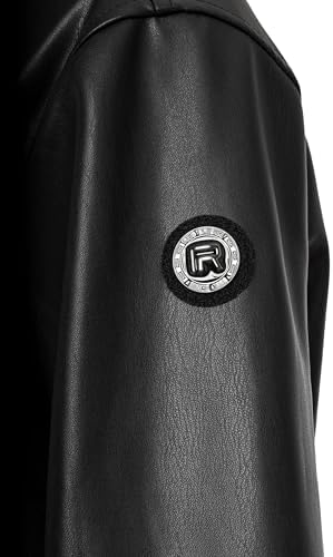 Redbridge Herren Kunst-Lederjacke für den Übergangssaison | Redbridge Männer Jacke Kunst-Lederqualität optimaler Wärmei