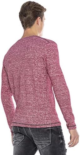 Cipo & Baxx Herren Sweatshirt Series – Stylischer Pullover im Modernen Streetwear Look mit Rundhals & Print – Comfortabl