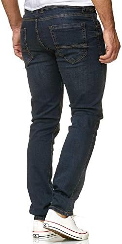 Reslad Jeans-Herren Slim Fit Basic Style Stretch-Denim Jeggings RS-2063
