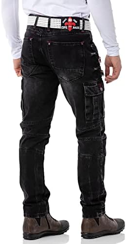 Cipo & Baxx Herren Stretch Jeanhose Slim Fit Trendig und bequem | Cipo & Baxx Männer Stretch Jeanshosen Slim Fit Premiu
