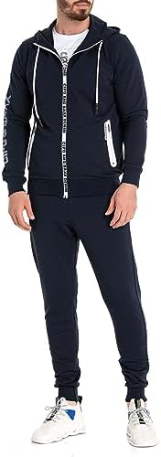 Cipo & Baxx Herren Jogginganzug Series – Zweiteiliges Set aus Kapuzenjacke und Jogginghose für Sport- und Casual-User im