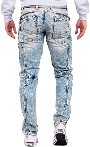 Cipo & Baxx Herren Jeans – Stylische Regular-Fit Denim mit Stone-Washed-Design & Used-Look | Bequeme & modische Jeans fü – Bild 49