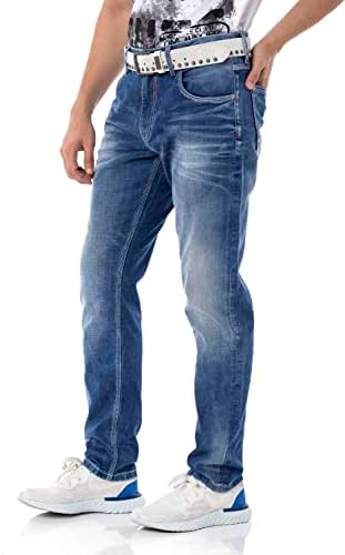 Cipo & Baxx Herren Stretch Jeanhose Slim Fit Trendig und bequem | Cipo & Baxx Männer Stretch Jeanshosen Slim Fit Premiu