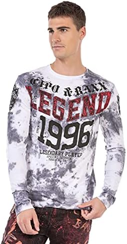 Cipo & Baxx Herren Sweatshirt Series – Stylischer Pullover für Streetwear Lovers – Bequemer Rundhalseinheitsprint Sweate