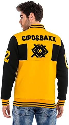 Cipo & Baxx Herren Sweatjacke Hoodie Serie - Stylischer Pullover im Modernen Casual Streetwear Stil für den Alltag, Frei