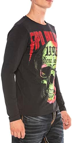 Cipo & Baxx Herren Sweatshirt Stylischer Pullover für moderne Streetwear Look – Bequemer Sweater für Alltag, Freizeit &