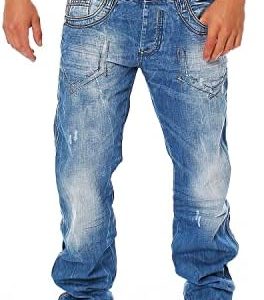 Cipo & Baxx C-0600 Regular Fit Herren Jean Stretch Comfortable Casual Jean