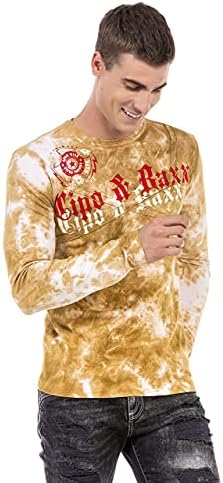 Cipo & Baxx Herren Sweatshirt Series – Stylischer Pullover für Streetwear Lovers – Bequemer Rundhalseinheitsprint Sweate