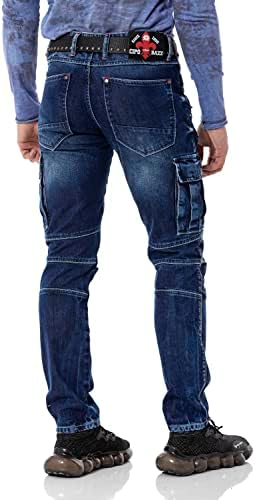 Cipo & Baxx Herren Stretch Jeanhose Slim Fit Trendig und bequem | Cipo & Baxx Männer Stretch Jeanshosen Slim Fit Premiu