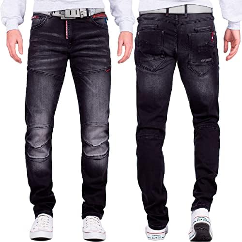 Cipo & Baxx Herren Jeans Regular Fit & Slim Fit - Stylische Denim für Männer mit Used Look & Reißverschlüssen | Perfect