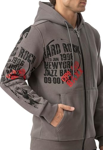 Cipo & Baxx Herren Sweatjacke Hoodie Serie - Stylischer Pullover im Modernen Casual Streetwear Stil für den Alltag, Frei