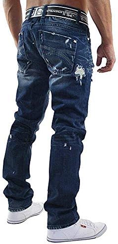 Redbridge Jeans - Regular Fit Denim Hose im Used Look mit Rissen – 5-Pocket Jeans für junge Männer & Frauen in Freizeit