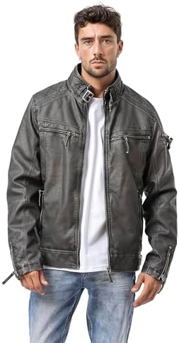 Cipo & Baxx Herren Mantel – Stylische Winterjacke mit warmem Innenfutter und abnehmbarer Kapuze für kalte Tage