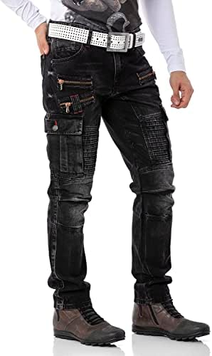 Cipo & Baxx Herren Stretch Jeanhose Slim Fit Trendig und bequem | Cipo & Baxx Männer Stretch Jeanshosen Slim Fit Premiu
