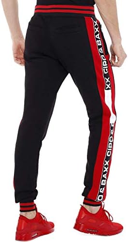 Cipo & Baxx Herren Jogginghose Series - Bequeme Freizeithose mit sportlichem Schnitt und modischem Design für Alltagsgeb