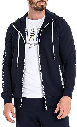 Cipo & Baxx Herren Jogginganzug Series – Zweiteiliges Set aus Kapuzenjacke und Jogginghose für Sport- und Casual-User im