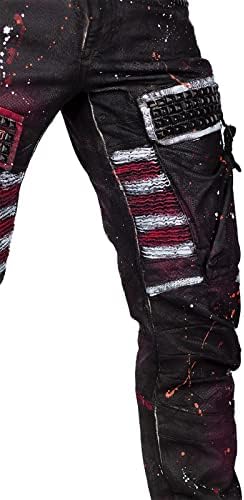 Cipo & Baxx Herren Jeans - Stylische Denim-Mode mit Slim-Fit & Regular-Fit für Individualisten im Bikerstyle!