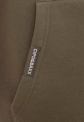 Cipo & Baxx Herren Sweatjacke Hoodie Serie - Stylischer Pullover im Modernen Casual Streetwear Stil für den Alltag, Frei