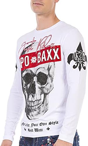 Cipo & Baxx Herren Sweatshirt Series – Stylischer Pullover für Streetwear Lovers – Bequemer Rundhalseinheitsprint Sweate