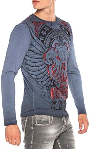 Cipo & Baxx Herren Sweatshirt Stylischer Pullover für moderne Streetwear Look – Bequemer Sweater für Alltag, Freizeit &