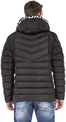 Stylische Winterjacke Herren Cipo & Baxx Series | Warme Winterjacke Herren Cipo & Baxx Series abnehmbarer Kapuze | Func