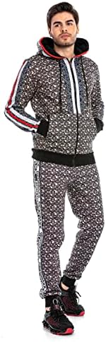 Cipo & Baxx Herren Jogginganzug Series – Zweiteiliges Set aus Kapuzenjacke und Jogginghose für Sport- und Casual-User im