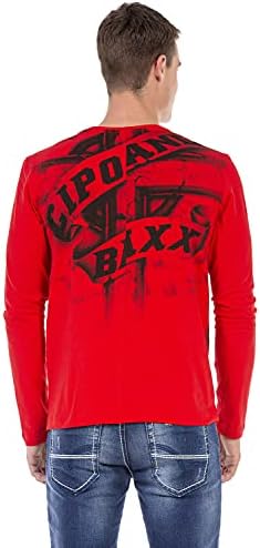 Cipo & Baxx Herren Sweatshirt Series – Stylischer Pullover für Streetwear Lovers – Bequemer Rundhalseinheitsprint Sweate