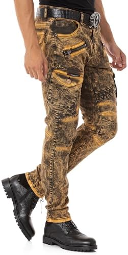 Cipo & Baxx Herren Stretch Jeanhose Slim Fit Trendig und bequem | Cipo & Baxx Männer Stretch Jeanshosen Slim Fit Premiu