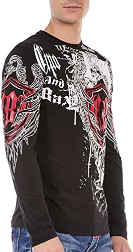 Cipo & Baxx Herren Sweatshirt Series – Stylischer Pullover für Streetwear Lovers – Bequemer Rundhalseinheitsprint Sweate