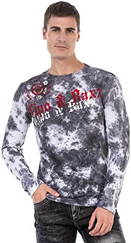 Cipo & Baxx Herren Sweatshirt Series – Stylischer Pullover für Streetwear Lovers – Bequemer Rundhalseinheitsprint Sweate