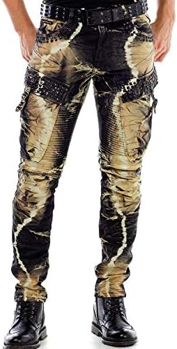 Cipo & Baxx Herren Straight Fit Jeans Hose – Bequem zu tragen, langlebig und mit markanten Kontrastnähten