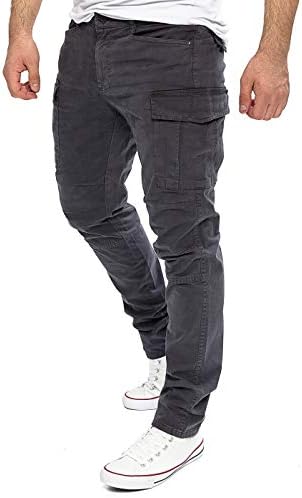 Yazubi Jayden Herren Cargo Hose BaumwollCargoJeans SommerComfortStretchSicherheitSGPS1012