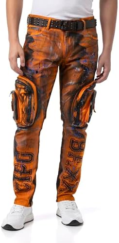 Cipo & Baxx Herren Jeans - Robuste Denim-Hose im Urban Style für Robuste Herren zum Arbeiten und Spielen (DE/NL/SE/PL, 3