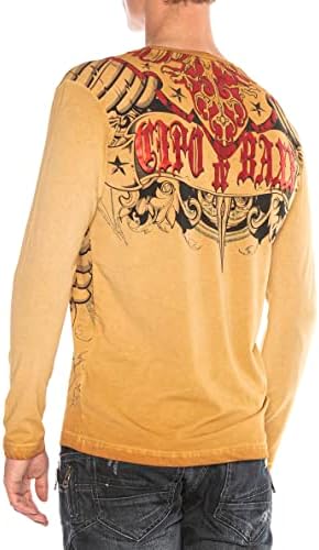 Cipo & Baxx Herren Sweatshirt Stylischer Pullover für moderne Streetwear Look – Bequemer Sweater für Alltag, Freizeit &