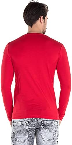 Cipo & Baxx Herren Sweatshirt Stylischer Pullover für moderne Streetwear Look – Bequemer Sweater für Alltag, Freizeit &