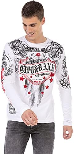 Cipo & Baxx Herren Sweatshirt Series – Stylischer Pullover für Streetwear Lovers – Bequemer Rundhalseinheitsprint Sweate