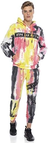 Cipo & Baxx Herren Jogginganzug Series – Zweiteiliges Set aus Kapuzenjacke und Jogginghose für Sport- und Casual-User im