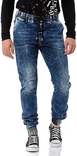 Cipo & Baxx Herren Stretch Jeanhose Slim Fit Trendig und bequem | Cipo & Baxx Männer Stretch Jeanshosen Slim Fit Premiu