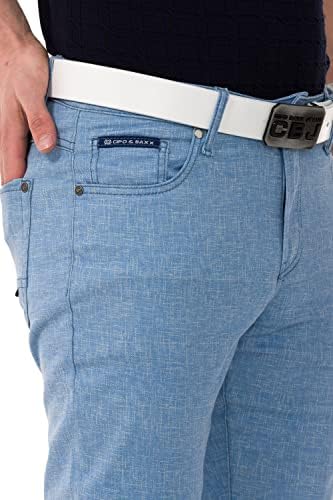 Cipo & Baxx Herren Stretch Jeanhose Slim Fit Trendig und bequem | Cipo & Baxx Männer Stretch Jeanshosen Slim Fit Premiu