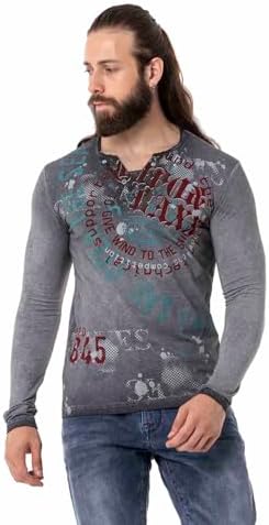 Cipo & Baxx Herren Sweatshirt Series – Stylischer Pullover im Modernen Streetwear Look – Bequemer Sweater für Alltag & F