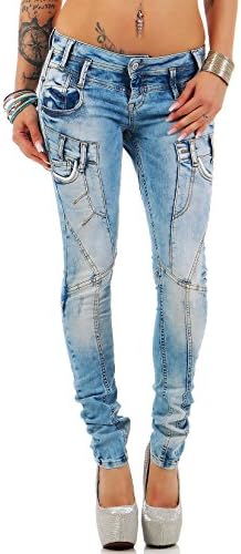 Cipo & Baxx Damen Jeans - Stylische Regular & Slim Fit Modelle mit Stretch | Kontrastnähten & Applikationen | Ideal für – Bild 42