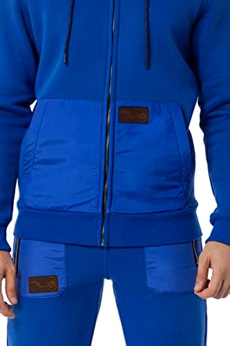 Cipo & Baxx Herren Jogginganzug Series – Zweiteiliges Set aus Kapuzenjacke und Jogginghose für Sport- und Casual-User im