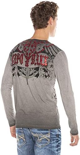 Cipo & Baxx Herren Sweatshirt Stylischer Pullover für moderne Streetwear Look – Bequemer Sweater für Alltag, Freizeit &