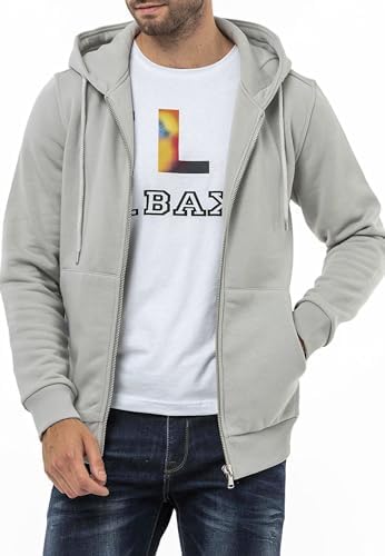 Cipo & Baxx Herren Sweatjacke Hoodie Serie - Stylischer Pullover im Modernen Casual Streetwear Stil für den Alltag, Frei