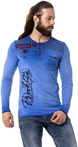 Cipo & Baxx Herren Sweatshirt Series – Stylischer Pullover im Modernen Streetwear Look – Bequemer Sweater für Alltag & F