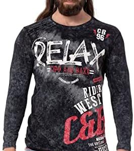 Cipo & Baxx Herren Sweatshirt Series – Stylischer Pullover im Modernen Streetwear Look – Bequemer Sweater für Alltag & F