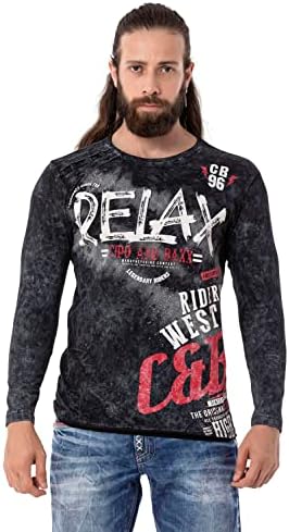 Cipo & Baxx Herren Sweatshirt Series – Stylischer Pullover im Modernen Streetwear Look – Bequemer Sweater für Alltag & F