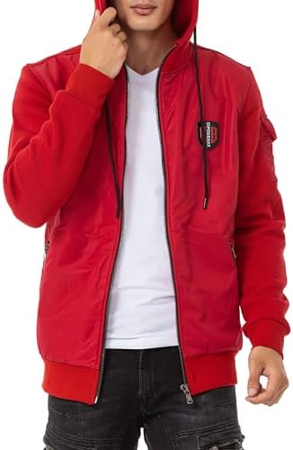 Cipo & Baxx Herren Sweatjacke Hoodie Serie - Stylischer Pullover im Modernen Casual Streetwear Stil für den Alltag, Frei
