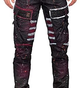 Cipo & Baxx Herren Jeans - Stylische Denim-Mode mit Slim-Fit & Regular-Fit für Individualisten im Bikerstyle!