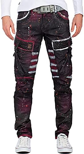 Cipo & Baxx Herren Jeans - Stylische Denim-Mode mit Slim-Fit & Regular-Fit für Individualisten im Bikerstyle!